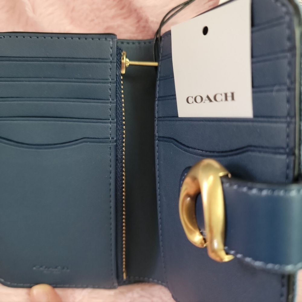 Coach Tabby Denim Wallet - Picture 9 of 12